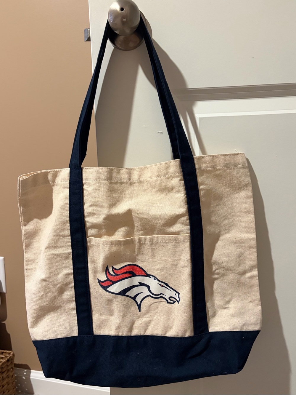 Denver Broncos Canvas Tote